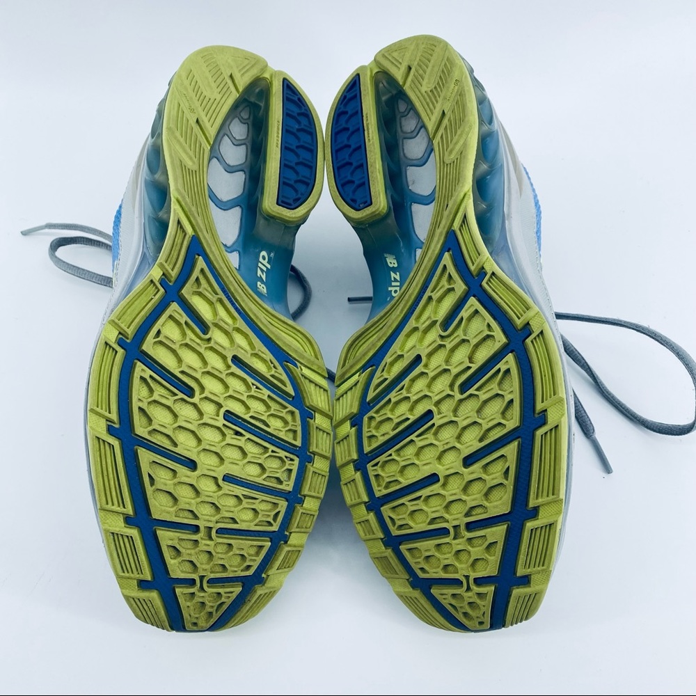 New Balance W8505BL Blue/Green/Silver Running Shoe - Picture 13 of 15